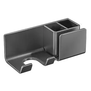 Wall Mounted Hair Dryer Holder Bathroom Shelves Shaver Hair Dryer Stand with Storage Box Toilet Organizers For Dyson Blower