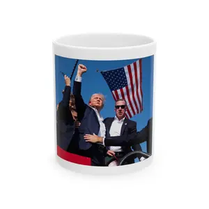 Trump Bloodied Coffee Mug - Limited Edition