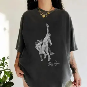 [SALE UP TO 30%] Andy Pages Game 7 Catch LA Baseball The Catch Dodgers World Series Back 2 Back Vintage Tee Unisex Crewneck Made Using 100% US Cotton, Design & Printed In The USA.