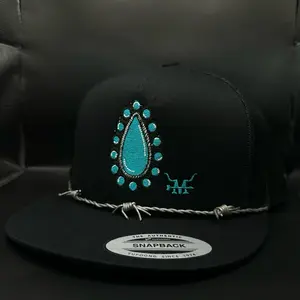 Tear Turquoise Hat - Stylish Hat with Unique Design and Comfortable Fit