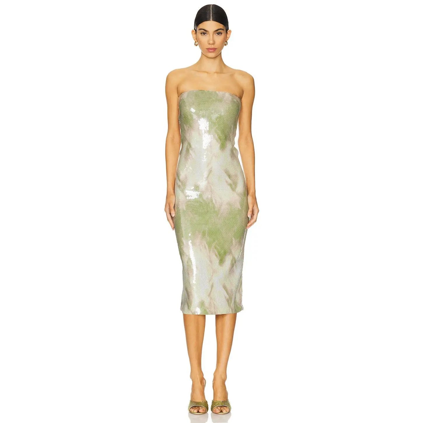 carly floral midi dress Carly Floral Panel Front Maxi Nightgown