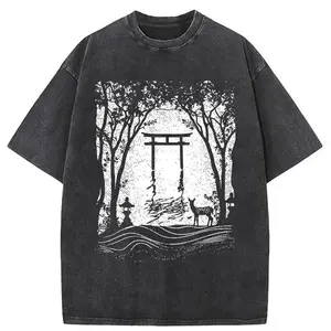 Tokyo-Tiger Japanese Kashima Shrine Washed T-Shirt