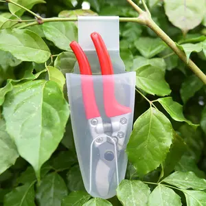 Scissors Bag Transparent Plastics Gardening Tool Holster Garden Pruning Shears Protective Case Pruning Pliers Tool Pouch