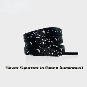 2024 Luxury Vibe GLOW in the DARK Reflective Shoe Laces for Sneakers/Reflective Shoe Laces/ Fun shoelaces/ Shoe Accessories, Shoelaces Replacement, Gifts For Others Footwear Comfort Bathroom Decor