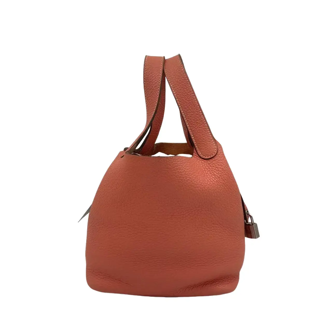 Pre-owned HERMÈS france Crossbody Bags pink basket bag 18