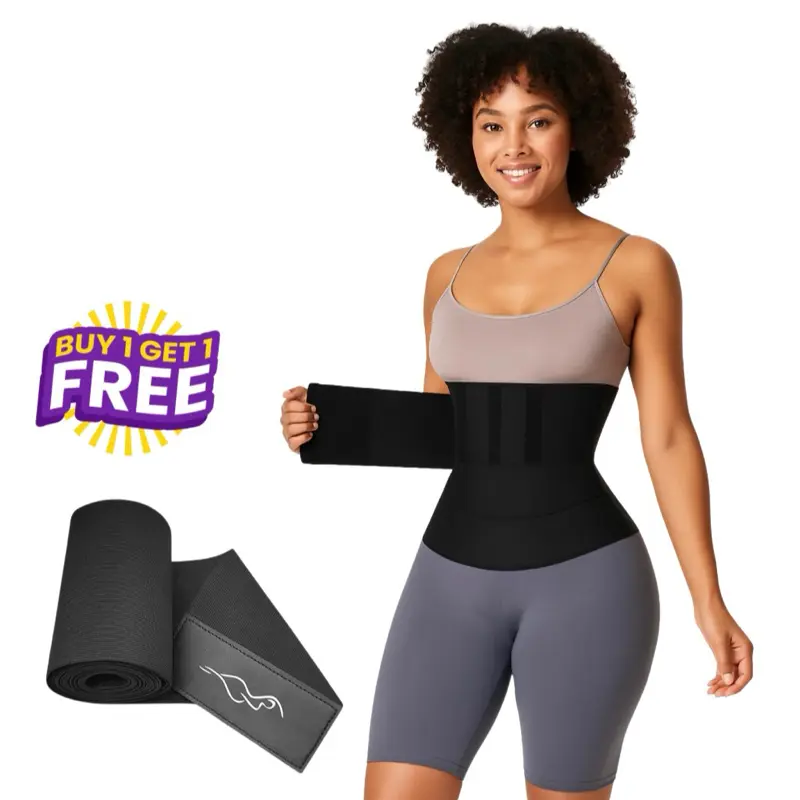 BBright Curve Wrap for Tummy Control Waist Trainer Corset Invisible Snatch & Glow Me Up Adjustable Waist Wrap Belt Gym Shapewear Womenswear Define Your Shape and Reveal Beauty Postpartum Recovery Comfortable Fits Waist Trainer Buy 1 Get 1 Free