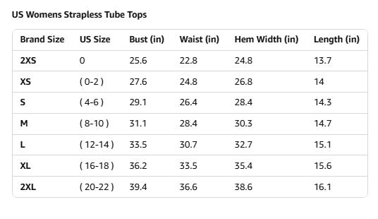 Women's Strapless Bandeau Crop Top Backless Casual Everyday Minimalist Womenswear Aesthetic Fit Fit