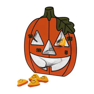16" x 15 3/4" Halloween Jack-O’-Lantern Bean Bag Toss Game - 5 Pc.