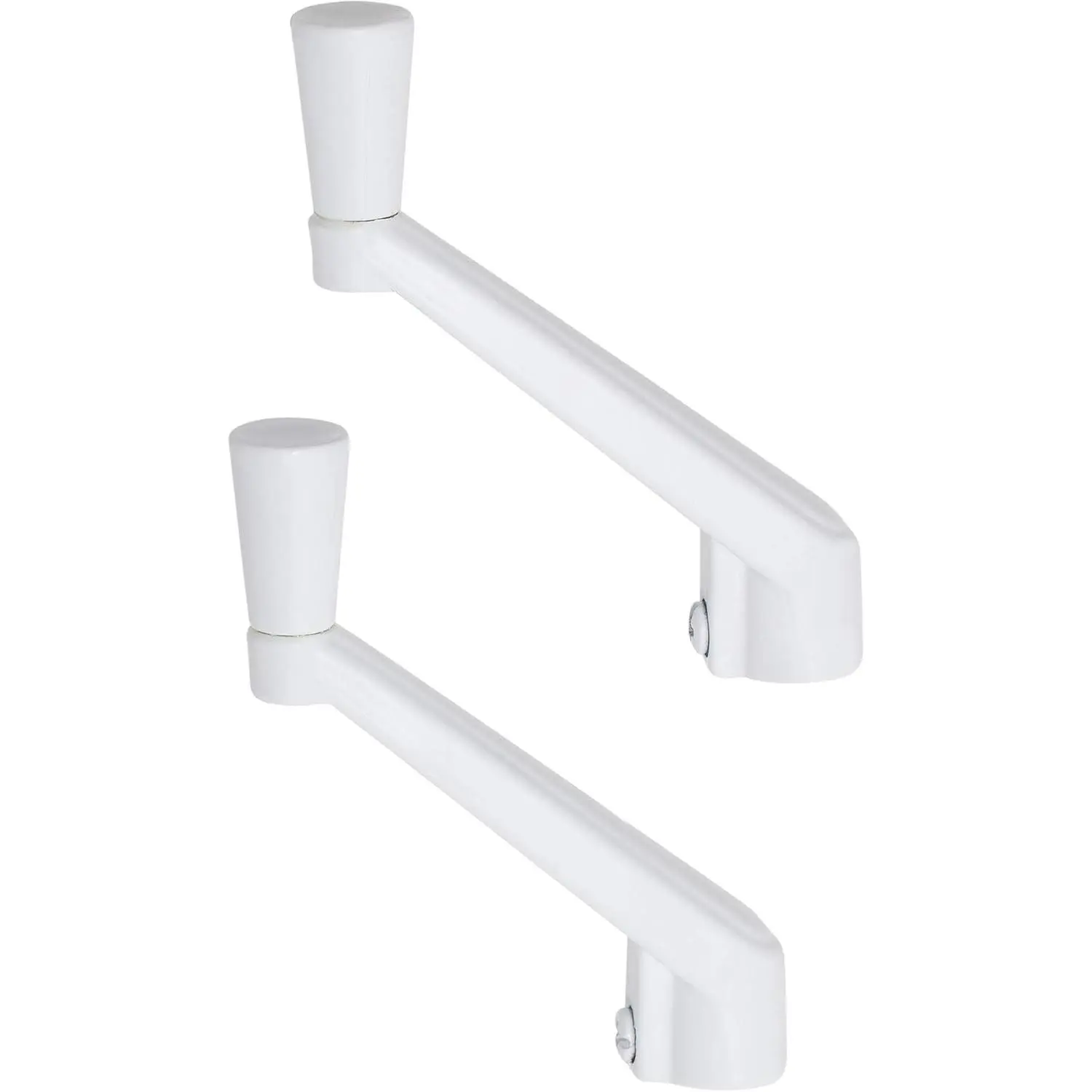 Durable Replacement Window Crank Handle - 11/32" Spline, Easy Adjustment, Sleek and Unobtrusive, Stylishly Functional, Seamlessly Operates Out-Swinging Window, 2-Pack, Seamlessly Operate Out-Swinging Window, Size Specific