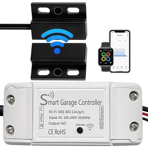 Garage Door Opener  WiFi Garage Controller Garage Door Opener Controller Compatible with Alexa  Assistant  Android SmartLife App Remote Control No Hub Required