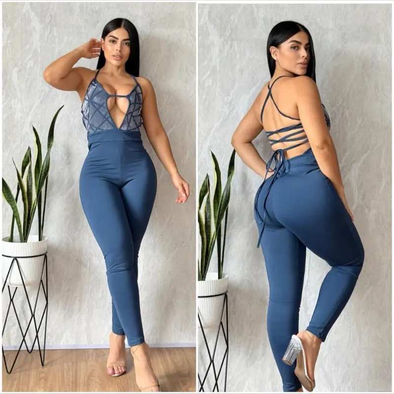 Jumpsuit Colombiano esco azul