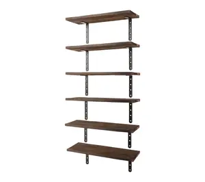 Lavish Home Floating Shelves Set of 6 Wood Floating Shelves Lavish Home Floating Shelves Set of 6 Wood Floating Shelves