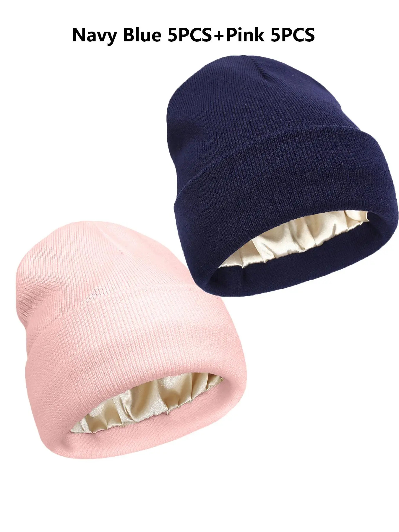 Navy Blue*5 pcs+Baby Pink*5 pcs