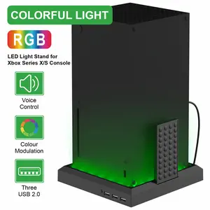 XBOX Series X/S Base Light, ambient lighting effect, RGB seven color luminous base, game peripheral accessories