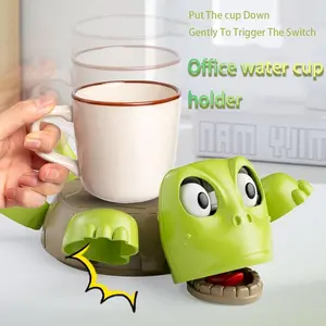 Turtle Coaster Set - Fun-Faced Design with Adjustable Limbs & Expressions | Perfect Pranking Gift for Turtle Enthusiasts, Home Decor Accessory