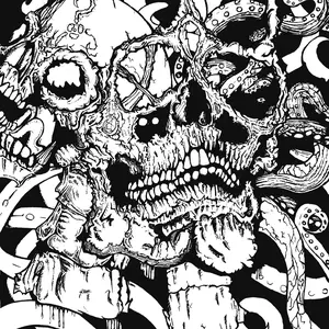 16x20" scary detailed coloring sheet poster