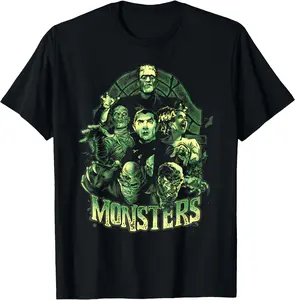 Vintage Funny Monster Mash Frankenstein Horror Movies Lovers T-Shirt