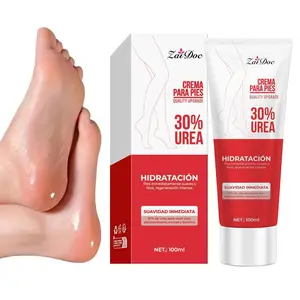 ZaiDoc 30% Urea Foot Cream for Cracked Feet Deeply Moisturizes & Exfoliates 100ml Tube Immediate Hydration Tender Feet Quality Upgrade