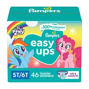 Pampers Easy Ups Toddler Girls' My Little Pony Disposable Training Underwear
