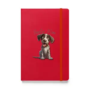 🐾 Pointer Mom Hardbound Notebook! Stylish Puppy Design, Perfect for Notes & Sketches 📓🐕