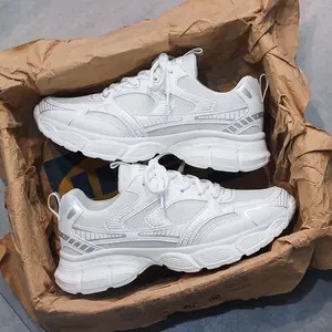 Men's Lightweight Casual Letter Print Trend Design Front Strap Sneakers - Low-Top EVA Sole, PU & Fabric Upper, Breathable & Durable for Running, Hiking, Outdoor & Daily Wear