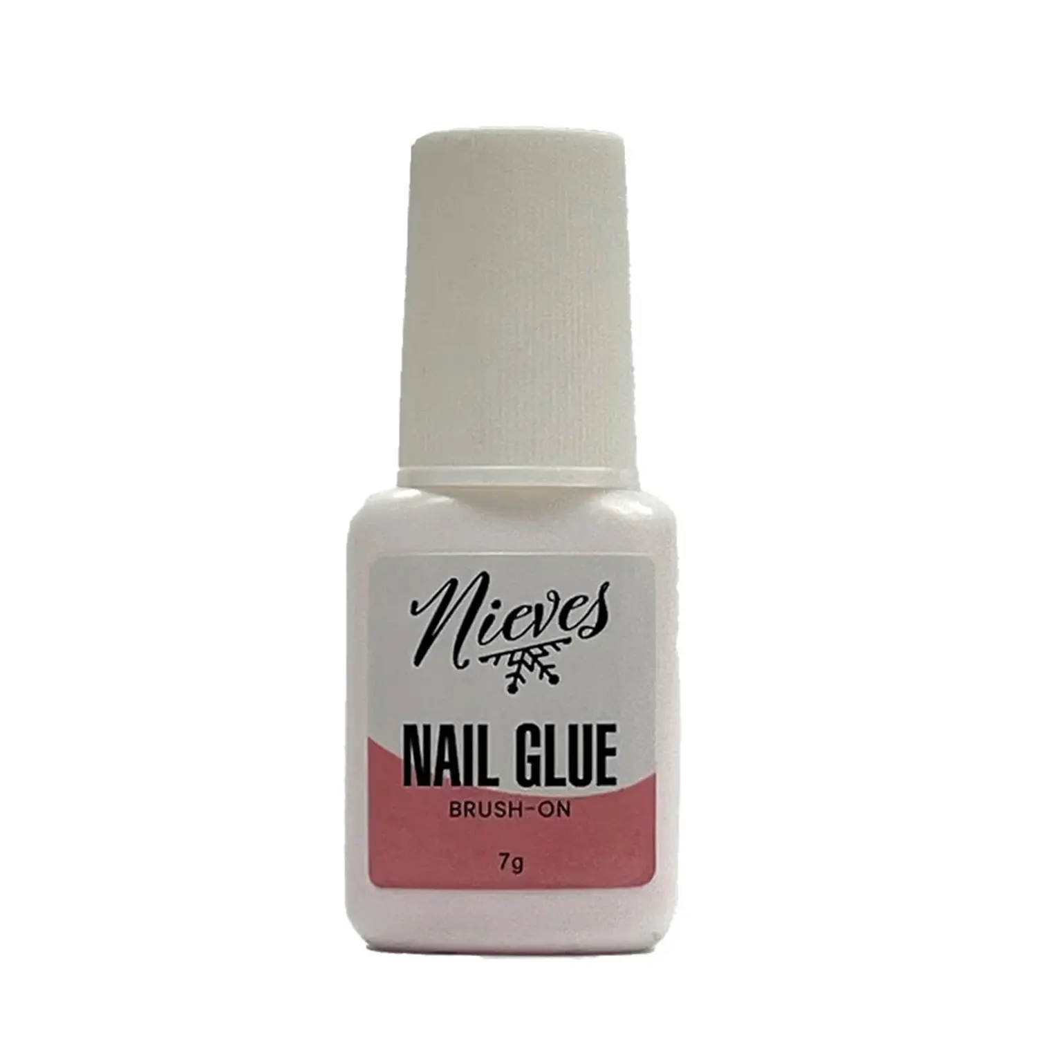 Nieves Brush-On Nail Glue 7g – Fast-Drying Nail Adhesive for Artificial Nails