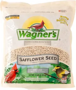 Safflower Seed Wild Bird Food, 5 Pound (Pack of 1)