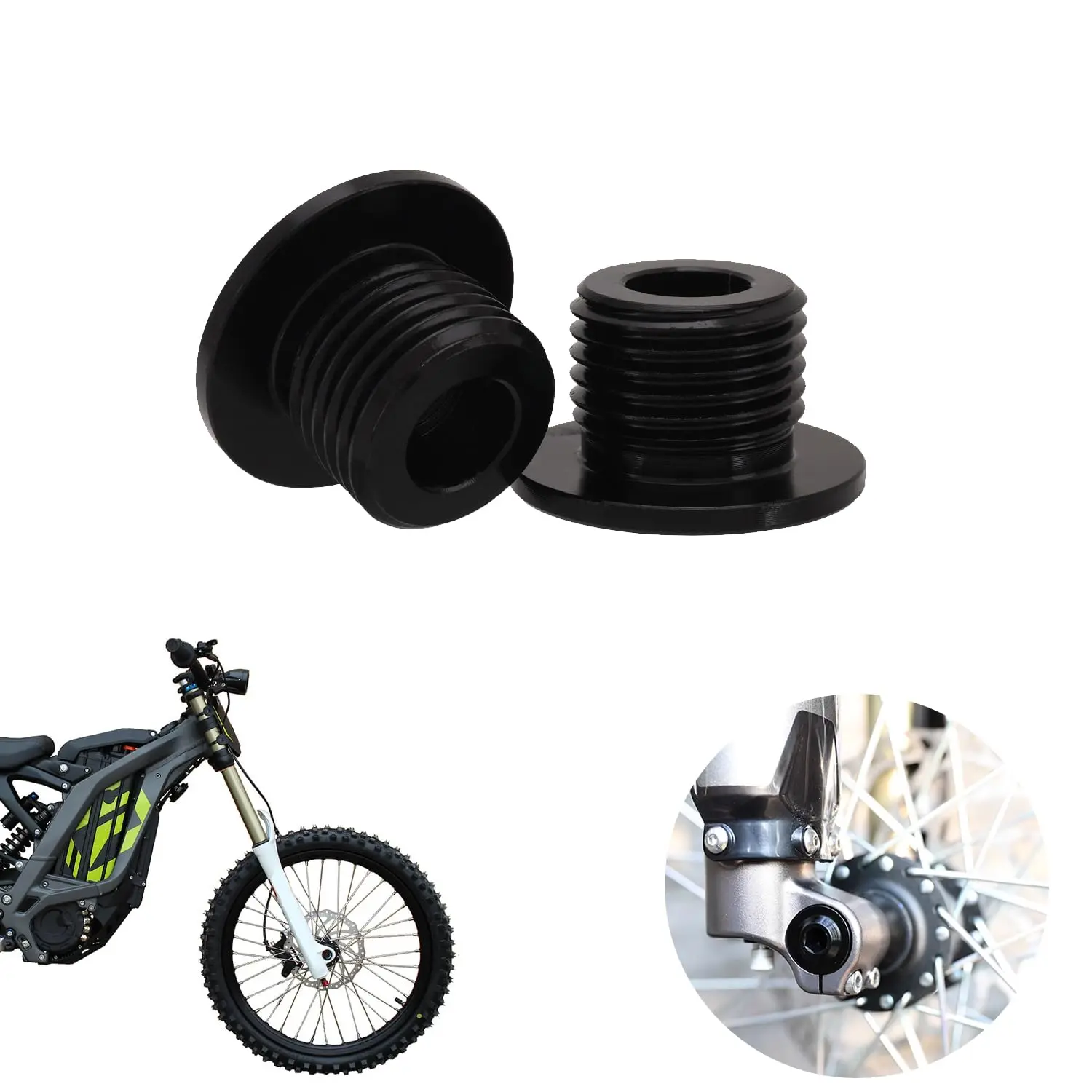 M16x1.5 Front Fork Axle Nut for Surron Front Wheel Axle Nuts Screws for Dirt Bike Sur Ron Light Bee S Light Bee X Talaria Sting L1E X160 X260