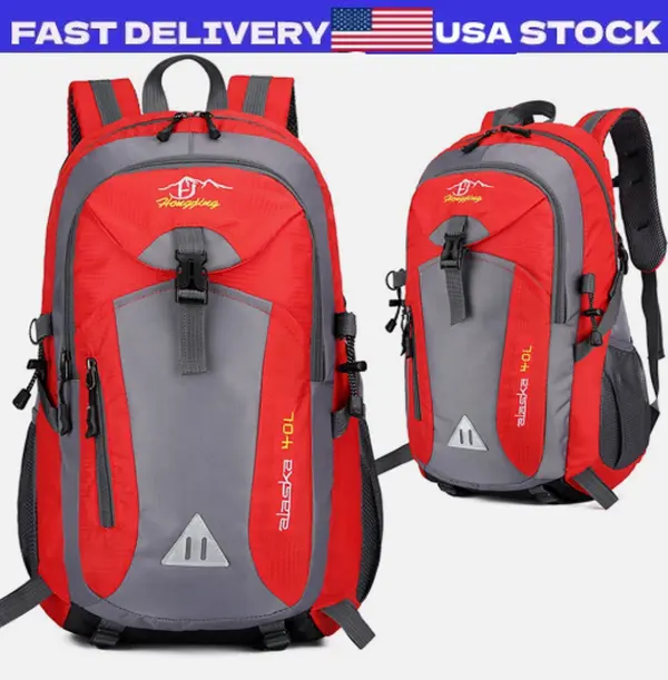 40L 60L Waterproof Hiking Camping Backpack Outdoor Travel Men Women Rucksack Bag