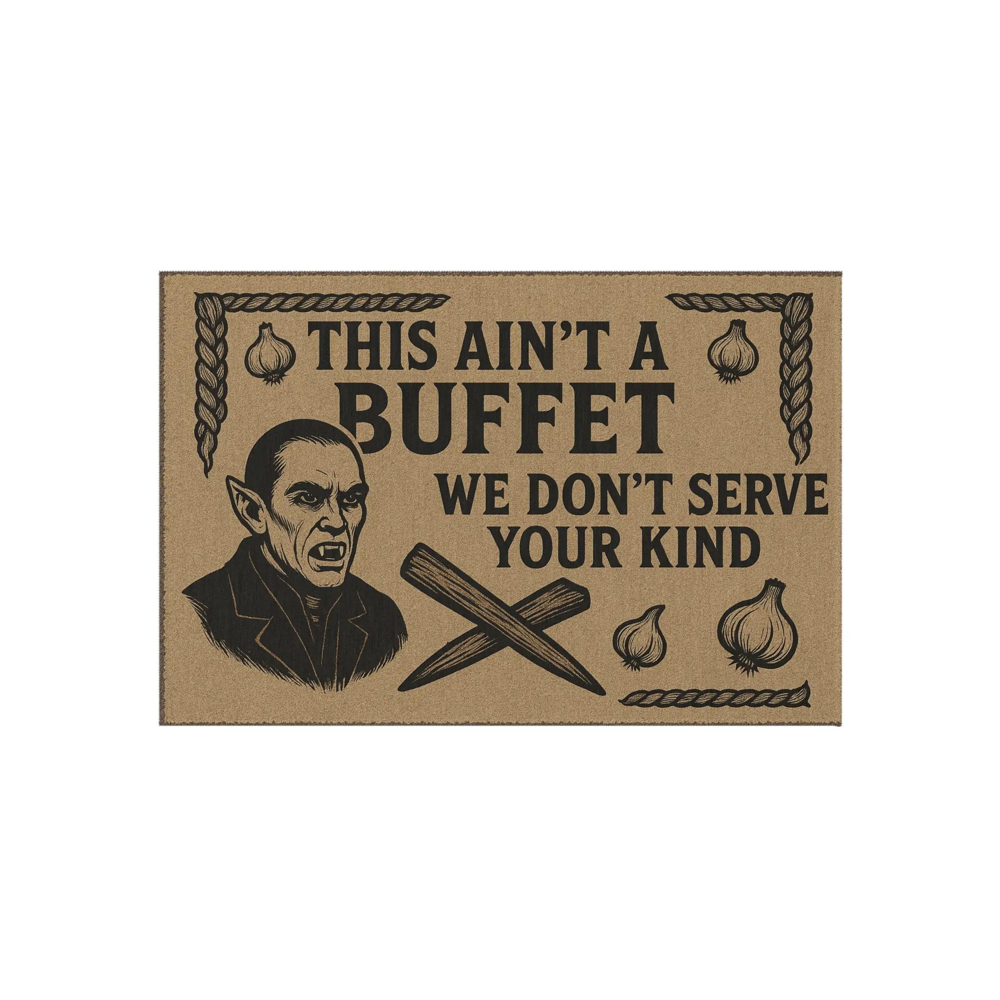Outdoor Rug, Sinners Movie Themed Area Rug, Cinema Home Decor, Film Lover Gift, Movie Night Accent Rug, Popcorn Mat, Media Room Carpet