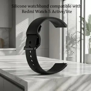 Silicone Watch Band for Redmi Watch5 Active/lite, 22mm Universal Fit, Compatible with Other 22mm Smartwatches, Multiple Colors Available, Unisex, Smart Watch Accessories