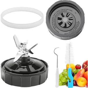1-pack 7 Fins Extractor  Assembly for  Blender Replacement , 3.94in/10cm Blender  Compatible with  Blenders Auto  BL480 BL482 BL642 BL682 NN102 BN400 BN750 BL2012 BL2013