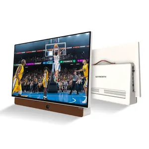 Skyworth 24-Inch Portable TV - 1080P FHD Smart Google TV Matte Screen HDR10 Dolby Audio LED Bluetooth Chromecast Google with High-Performance Battery & Voice Control