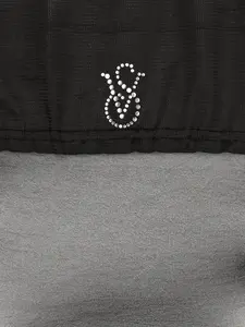 Victoria's Secret Crystal Logo Thigh Highs