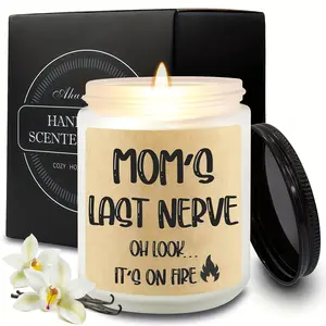 Moms Last Nerve Candle - Mother's Day Candle Gifts for Women, Moms Gifts for Mom, Birthday Gifts for Mom- Funny Gifts for Mom from Daughter Son Decor Ornaments