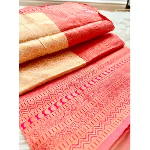New Arrival Litchi Silk Banarasi Saree