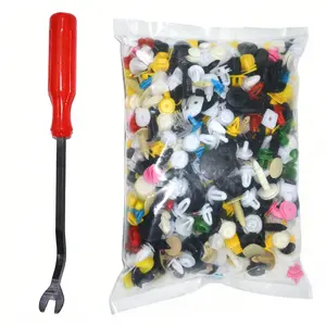 925/201pcs Automotive Fasteners Kit, Bumper Clips Body Clip Retainer Rivets for Bumper Door Trim, Durable Plastic and Stainless Steel Tools, Car Accessories, Automotive Accessories