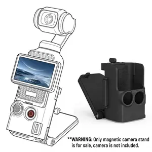 Desktop Support Base Bracket Compatible With DJI Osmo Pocket 3/3Pro/4 Magnetic Camera Stand Multi-Functional Expansion Frame Accessories