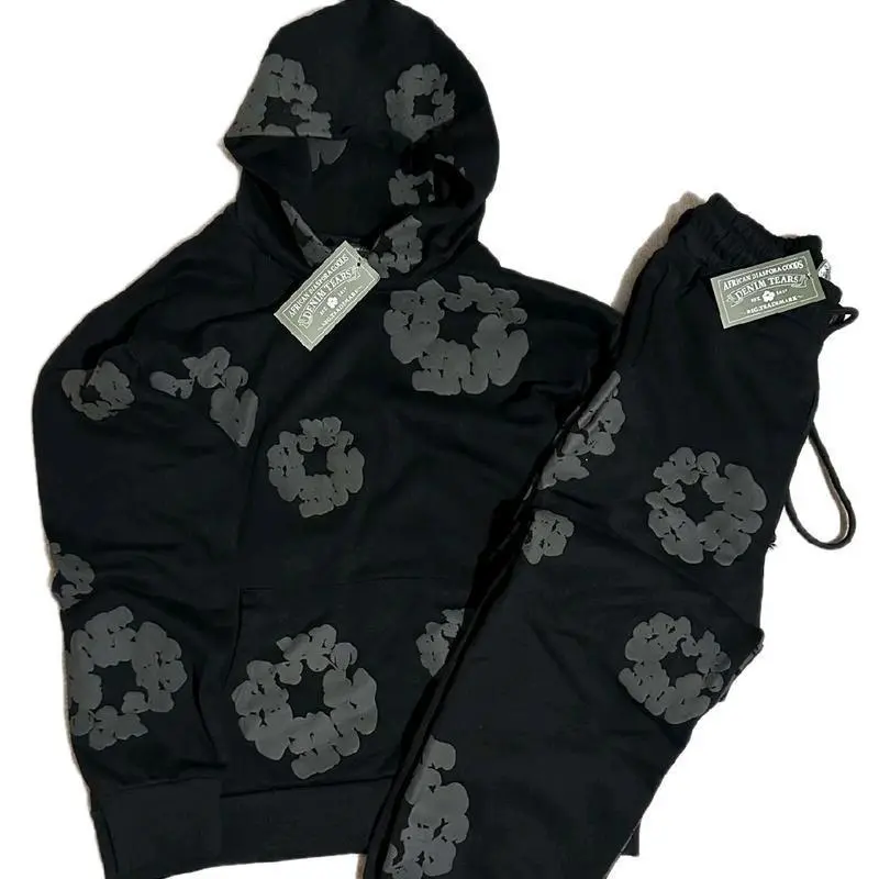 black shadow edition hooded unisex tracksuitGift