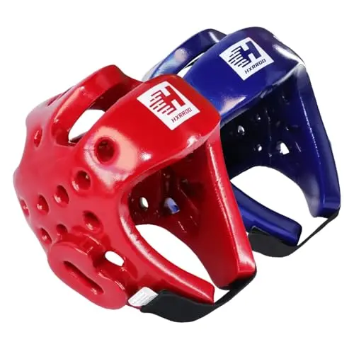 blue and red