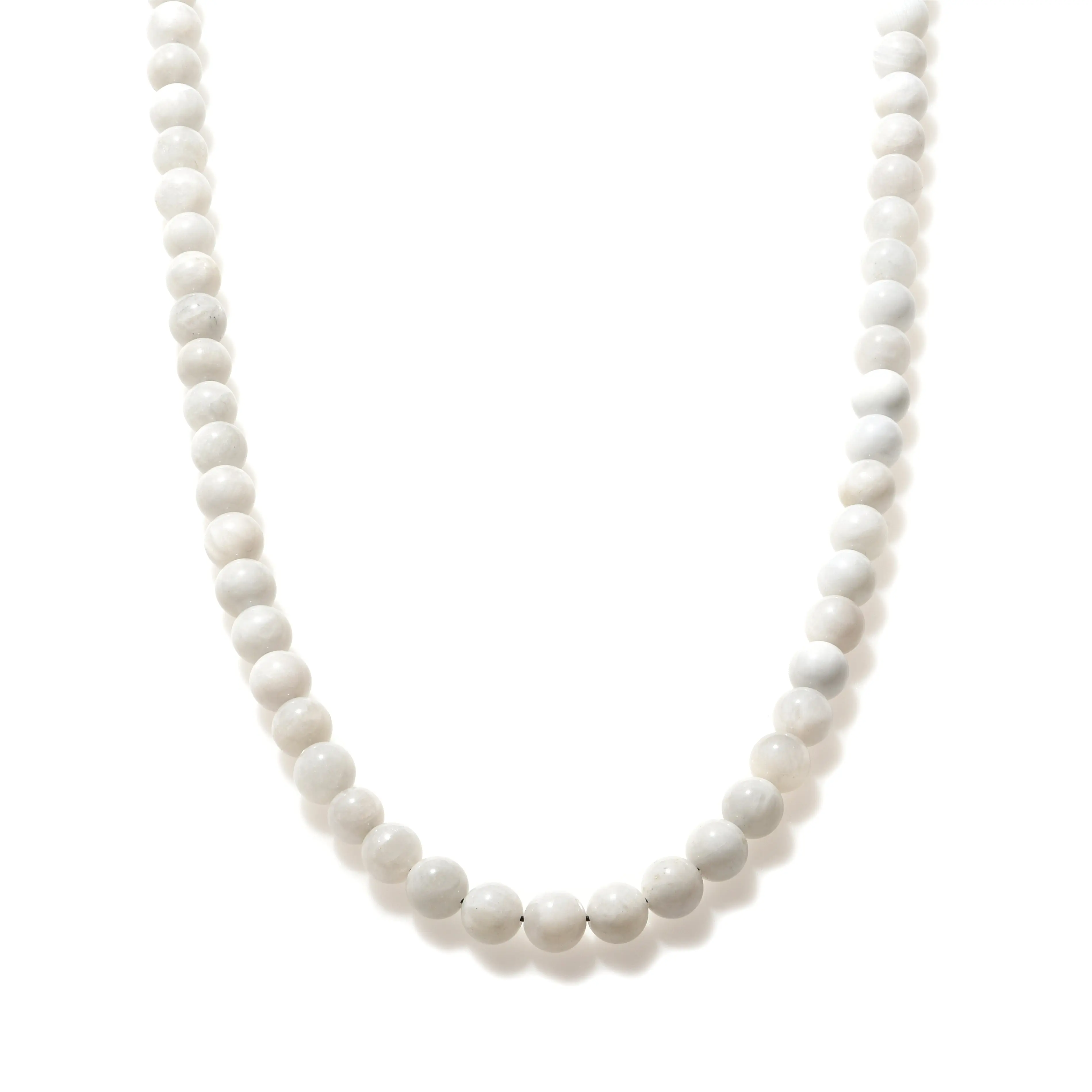 AAA Grade Adjustable Moonstone Beaded Necklace, 16-19 Inches, Natural Crystal Jewelry for Feminine Energy & New Beginnings