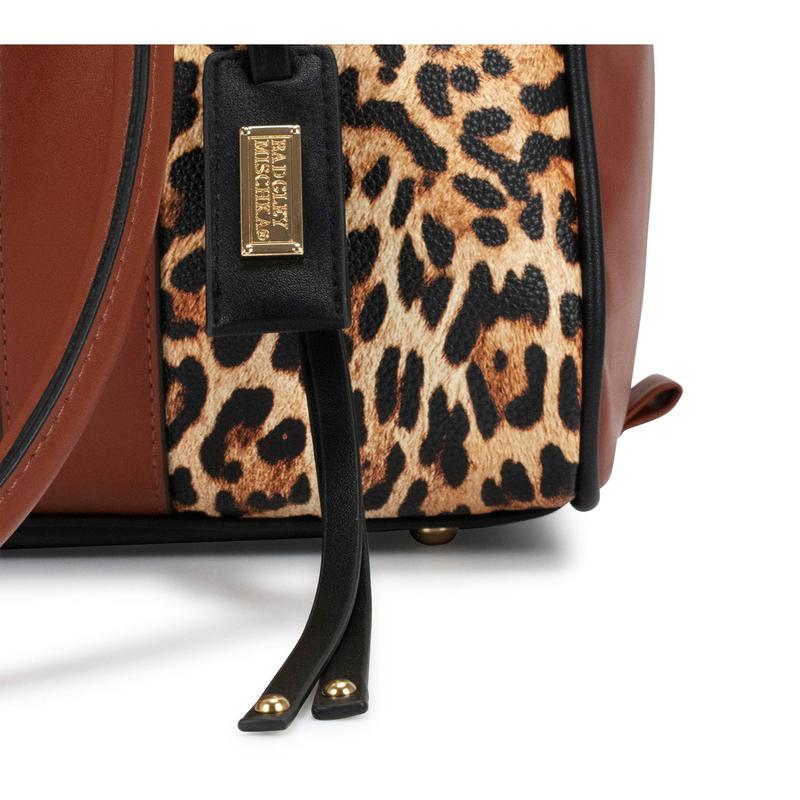 Badgley Mischka Leopard Travel Tote WeekenderBag