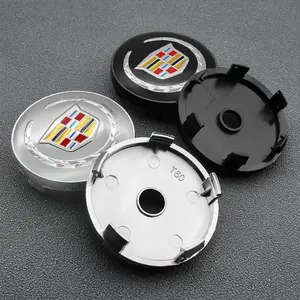 4pcs 56mm 60mm Car Wheel Center Caps Hubcap Cover for Cadillac Escalade CTS ATS XTS CT4 CT5 XT5 XT4 XT6 CT6 SLS SRX BLS STS DTS Deville Wheel Covers