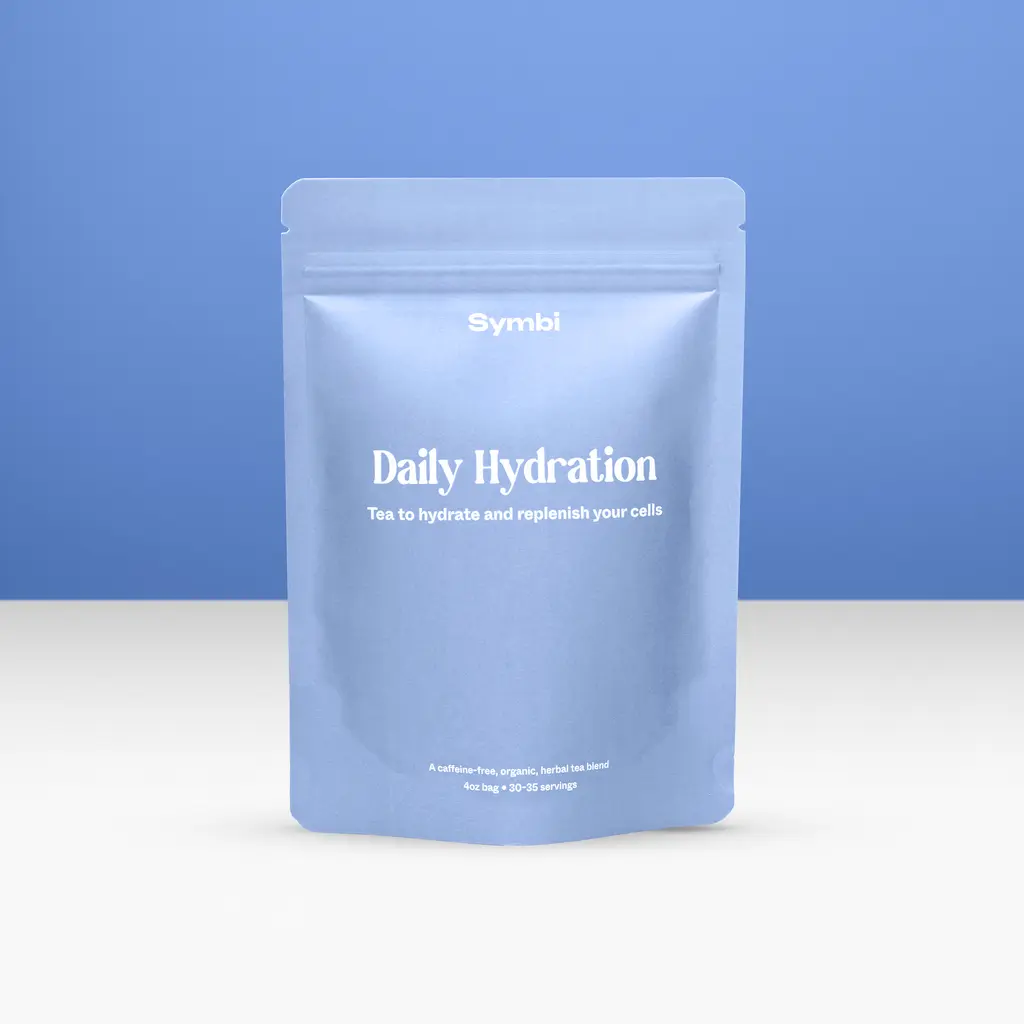 Daily Hydration Tea Blend, 4oz | Multi-Mineral Cellular Hydration & Immune Support | 100% Organic & Caffeine-Free, No Additives or Sweeteners | Symbi