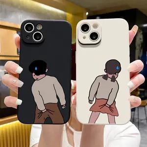 Funny meme couple pattern design for IPhone 16/15/14/13/12/11/Plus/Pro/Pro Max series