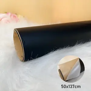 Self-Adhesive Smooth Leather Repair Patch 50x137cm for Sofa Car Seat & Furniture Instant Tear Crack Scratch Fix