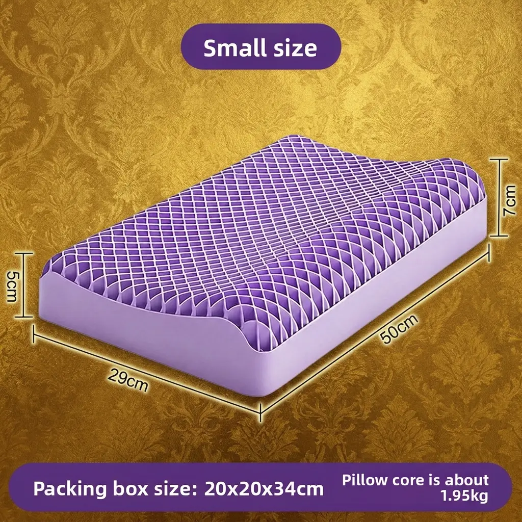 Cool-Sleep Cervical Support TPE Pillow — Honeycomb Airflow | THESPACEBOYBRAND