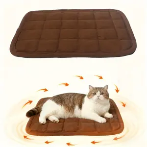 Self-Heating Cat Bed Mat, Free Warmth, Washable Pet Pad, Soft Surface for Cats, Suitable for Small/medium/large Dogs/cats, Indoor/outdoor Use