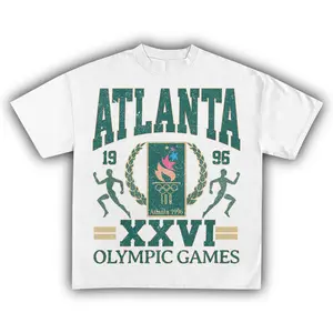 1996 Atlanta Summer Games Centennial Vintage Tee Unisex T-Shirt for Olympic Nostalgia, Retro Sportswear Style & Collector Gifts