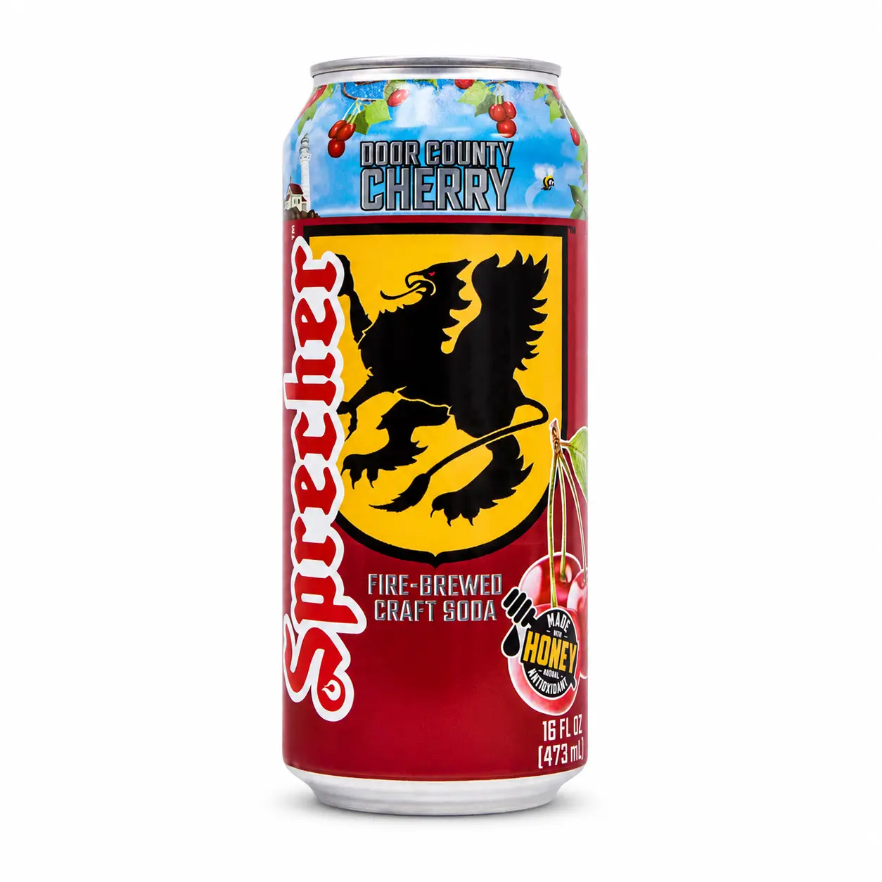 Door County Cherry Soda Cans